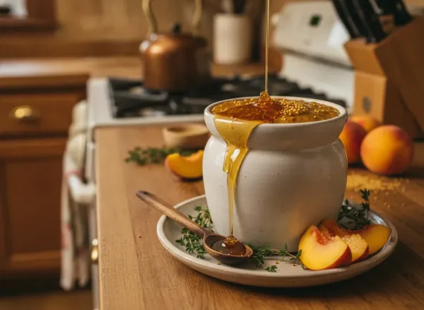 Appalachian Fermented Peach Mustard — Alternate view