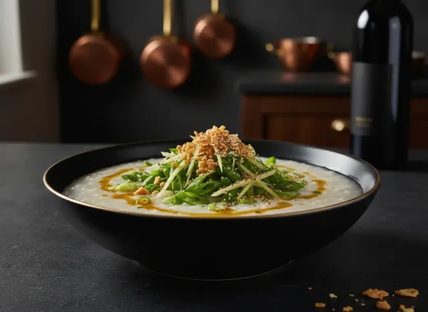 Savory Scallion and Ginger Congee — Alternate view