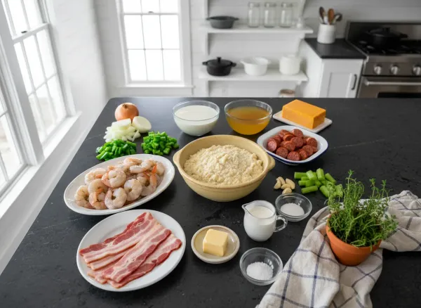 Lowcountry Shrimp and Grits — Ingredients view