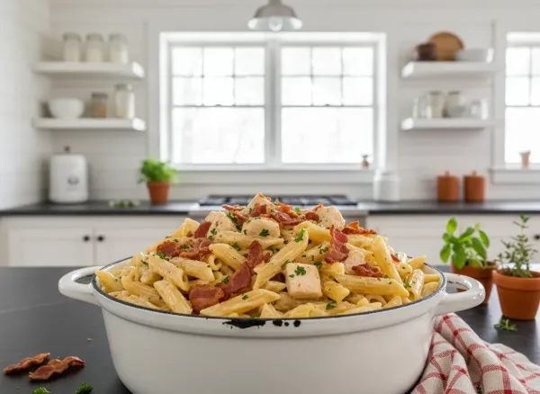 30-Minute Chicken Bacon Ranch Pasta — Alternate view