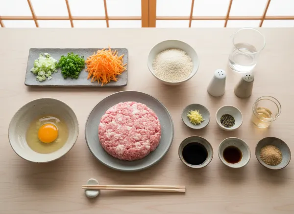 Sweet Potato & Pork Teriyaki Meatballs — Ingredients view