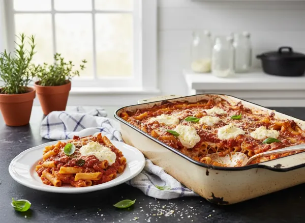 Hidden Veggie Baked Ziti — Alternate view