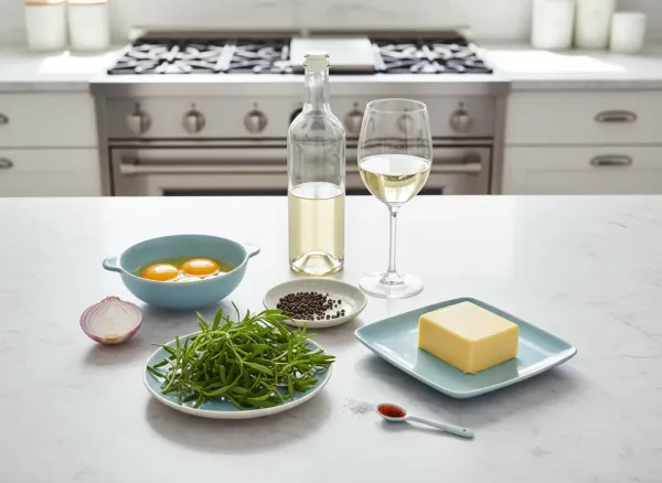 Classic Béarnaise Sauce — Ingredients view