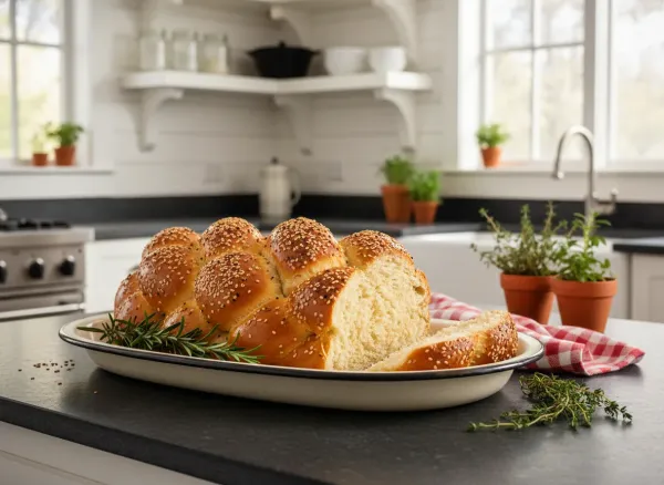 Classic Braided Challah — Alternate view