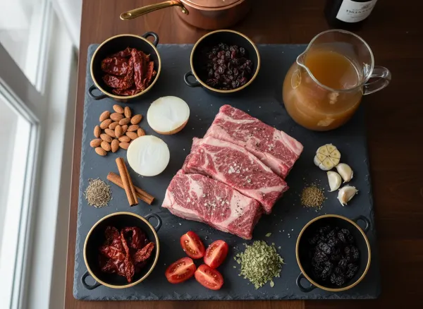 Mole Poblano Braised Short Ribs — Ingredients view